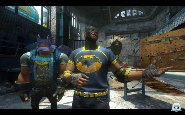 Das ist doch nicht Bruce Wayne? Richtig! Hier kämpfen Batman-Nachahmer mit Joker-Fans um die Vorherrschaft in Gotham City. Das ist doch nicht Bruce Wayne? Richtig! Hier kämpfen Batman-Nachahmer mit Joker-Fans um die Vorherrschaft in Gotham City.