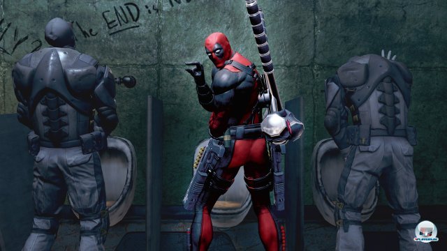Wenn es um Humor geht, ist sich Deadpool für nichts zu schade und lässt kein Thema aus. Wenn es um Humor geht, ist sich Deadpool für nichts zu schade und lässt kein Thema aus.