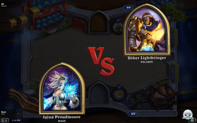 Uther Lightbringer (Paladin) kämpft in dieser Partie gegen Jaina Proudmoore (Magierin). Uther Lightbringer (Paladin) kämpft in dieser Partie gegen Jaina Proudmoore (Magierin).